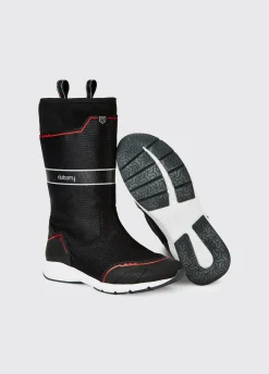 Hobart Men's Sailing boot - Black