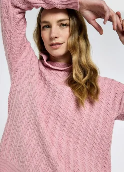 Hopkins Women's relaxed fit sweater - Dusky Rose