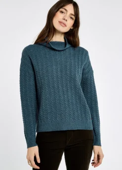 Hopkins Women's relaxed fit sweater - Indigo