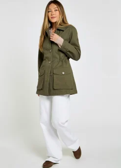 Hudson Women’s Chino Field Jacket - Kelp