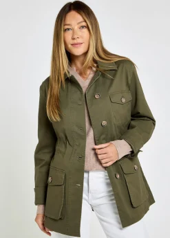 Hudson Women’s Chino Field Jacket - Kelp