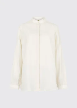 Iris Women's ruffle trim blouse - Ivory
