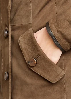 Joyce Leather Jacket - Walnut
