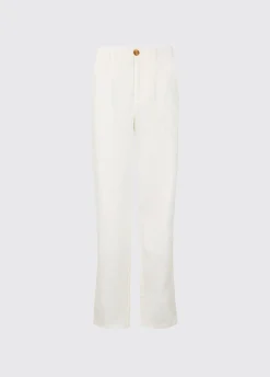 Kelby Women’s Linen Trousers - White