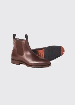 Kerry Leather Soled Boot - Mahogany