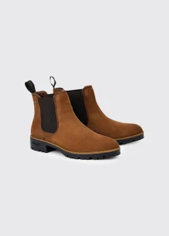 Kilcommon Faux Fur-lined Chelsea Boot - Walnut