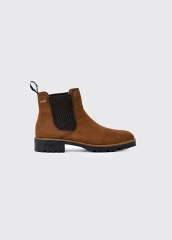 Kilcommon Faux Fur-lined Chelsea Boot - Walnut