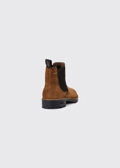 Kilcommon Faux Fur-lined Chelsea Boot - Walnut