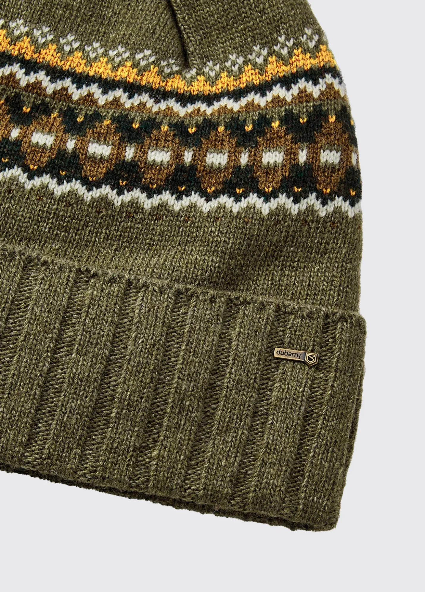 Kilcormac Ladies Knitted Hat - Dusky Green