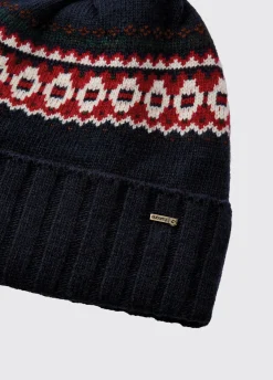 Kilcormac Ladies Knitted Hat - Navy