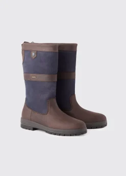 Kildare Ladies ExtraFit™ Country Boot - Navy/Brown