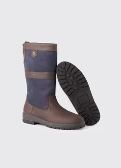 Kildare Ladies ExtraFit™ Country Boot - Navy/Brown