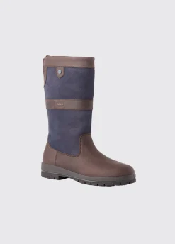 Kildare Ladies ExtraFit™ Country Boot - Navy/Brown