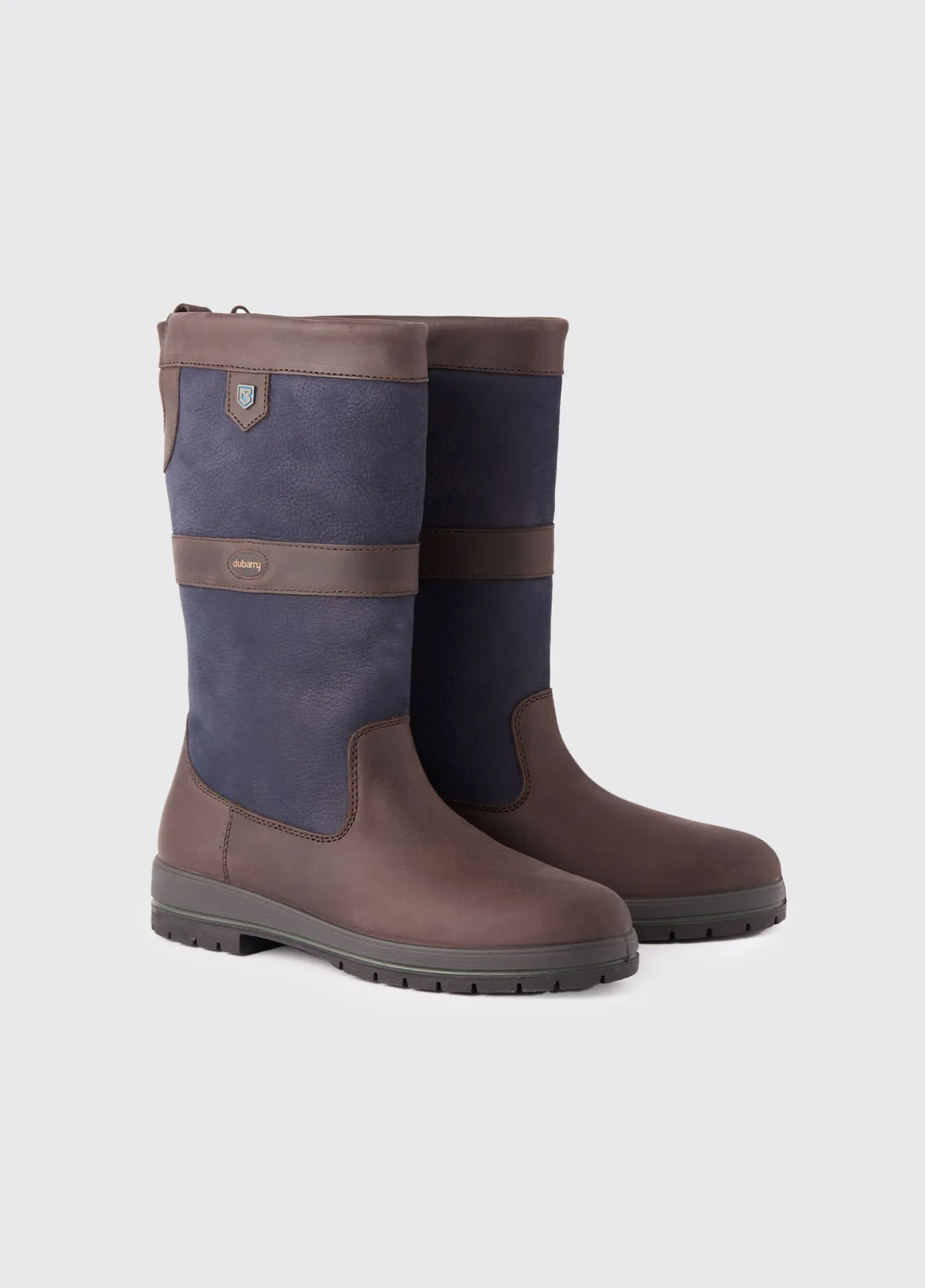 Kildare Mens Country Boot - Navy/Brown