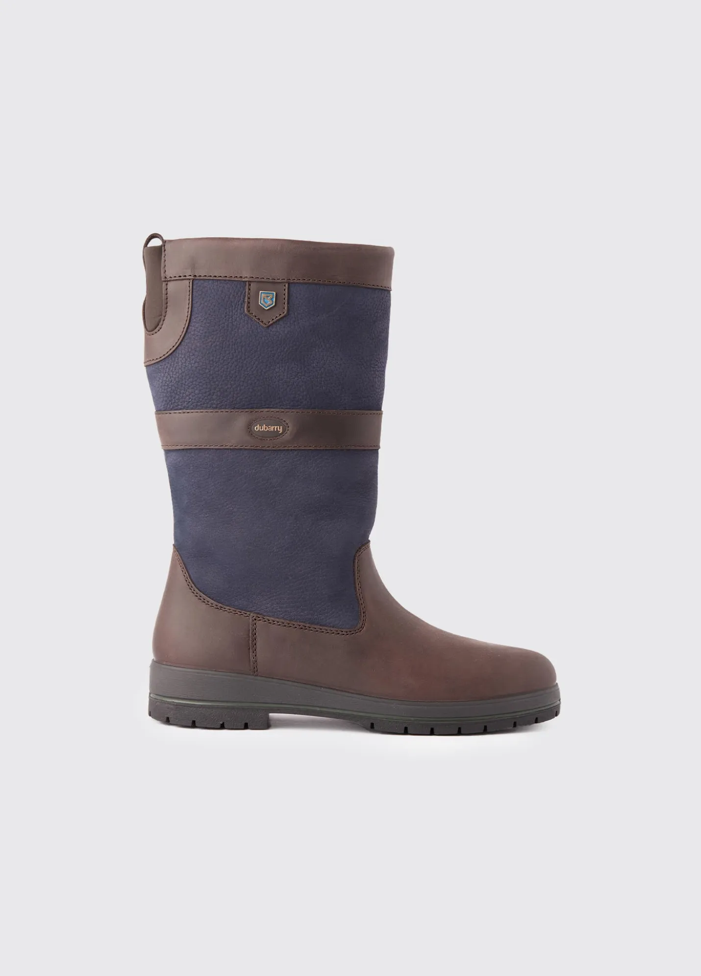 Kildare Mens Country Boot - Navy/Brown