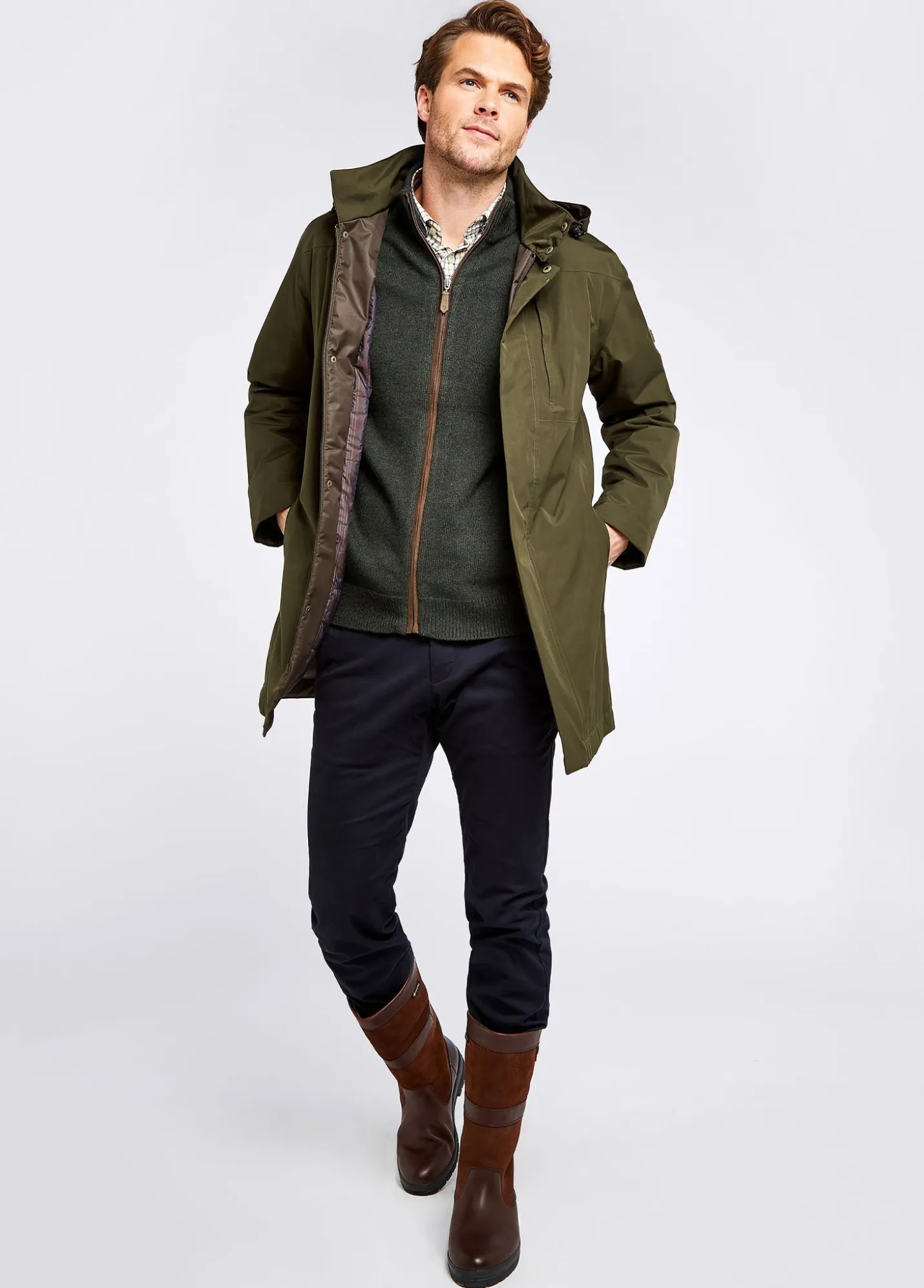 Kildare Mens ExtraFit™ Country Boot - Walnut