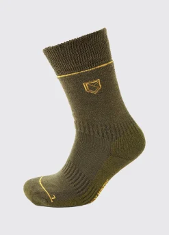 Kilkee Mens Socks - Olive