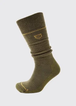 Kilrush Mens Socks - Olive