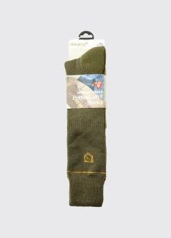 Kilrush Mens Socks - Olive