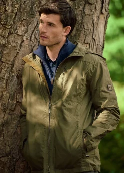 Larkfield Men's Wax Cotton Jacket - Dusky Green
