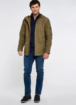 Larkfield Men's Wax Cotton Jacket - Dusky Green