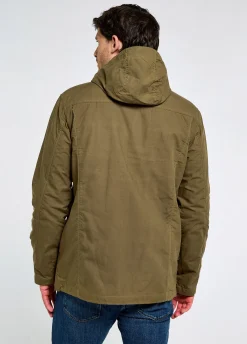 Larkfield Men's Wax Cotton Jacket - Dusky Green
