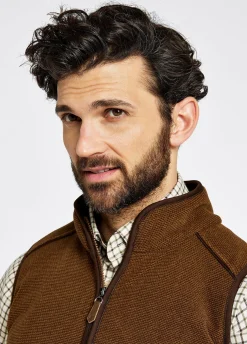 Lifford Fleece Gilet - Walnut