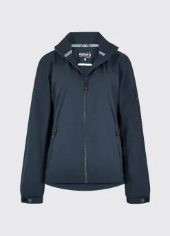 Livorno Women's Fleece-lined Crew Jacket - Navy