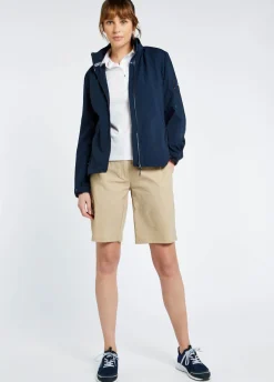 Livorno Women's Fleece-lined Crew Jacket - Navy