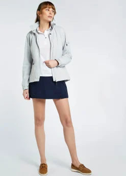 Livorno Women's Fleece-lined Crew Jacket - Platinum