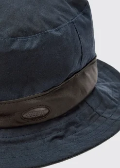 Macreddin Wax bucket hat - Navy