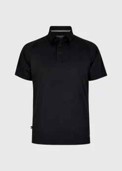 Menton Men's Technical Polo - Black