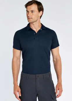Menton Men's Technical Polo - Navy