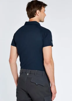 Menton Men's Technical Polo - Navy