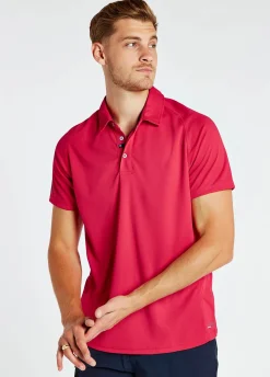 Menton Men's Technical Polo - Red