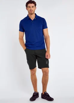 Menton Men's Technical Polo - Ultramarine