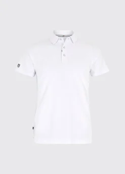 Menton Men's Technical Polo - White