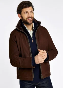 Merriman Men’s Leather Jacket – Walnut