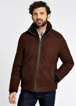 Merriman Men’s Leather Jacket – Walnut