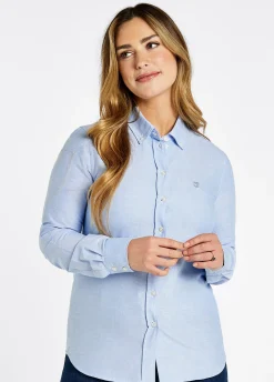 Mimosa Cotton Shirt - Pale Blue
