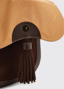 Monart Ladies Saddle Bag - Cigar