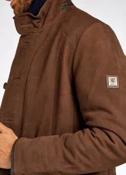 Moore Leather Jacket - Walnut