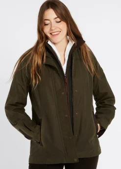 Mountrath Ladies Wax Cotton Jacket - Fennel