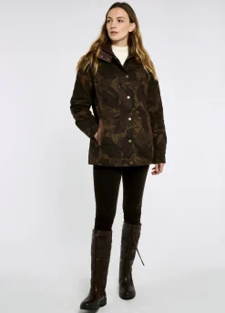Mountrath LTD Women's Limited edition waxed cotton jacket - Brown Camo