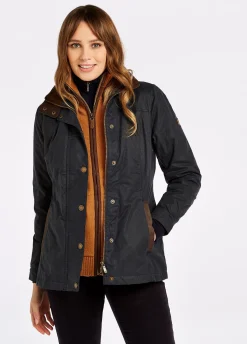 Mountrath Waxed Jacket - Navy