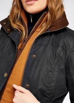 Mountrath Waxed Jacket - Navy