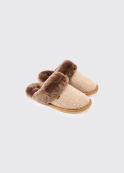 Mullingar Women’s mule slippers - Camel