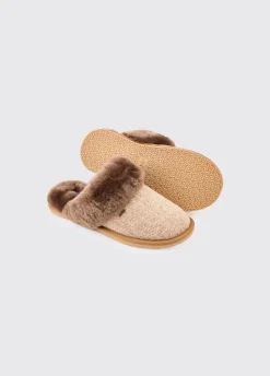 Mullingar Women’s mule slippers - Camel