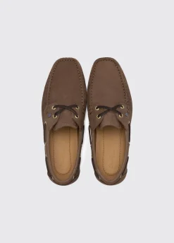 Neptune Ladies Soft Leather Deck Shoe - Cafe