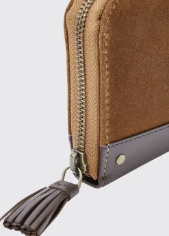 Northbrook Ladies Suede Purse - Camel